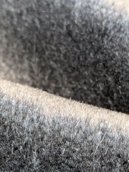 Hedy Silk and Mohair Ultimate Lux Velvet Hollywood Regency in Mink Black MSRP $1000 + USD