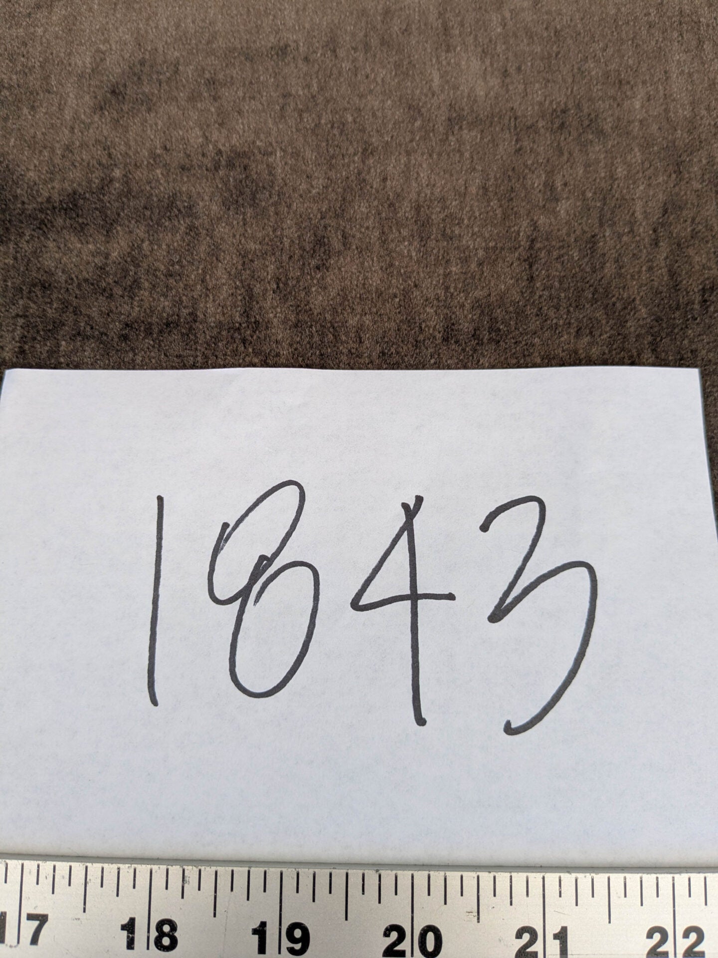 Hedy Silk and Mohair Ultimate Lux Velvet Hollywood Regency in Brown Mushroom MSRP $1000 + USD