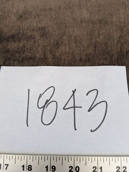 Hedy Silk and Mohair Ultimate Lux Velvet Hollywood Regency in Brown Mushroom MSRP $1000 + USD