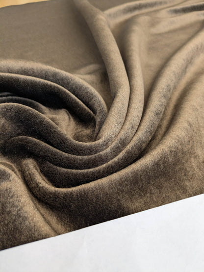 Hedy Silk and Mohair Ultimate Lux Velvet Hollywood Regency in Brown Mushroom MSRP $1000 + USD