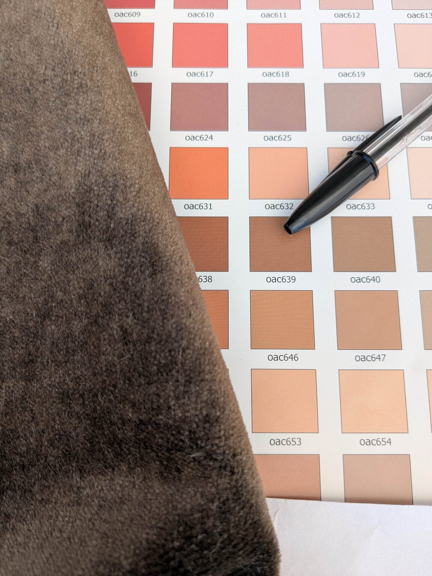 Hedy Silk and Mohair Ultimate Lux Velvet Hollywood Regency in Brown Mushroom MSRP $1000 + USD