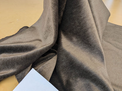 Hedy Silk and Mohair Ultimate Lux Velvet Hollywood Regency in Brown Mushroom MSRP $1000 + USD