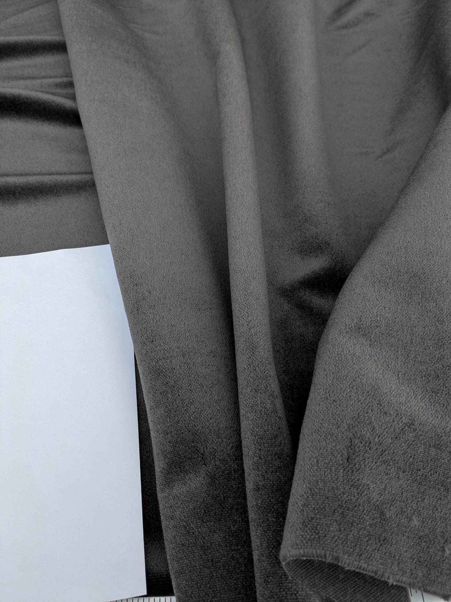 Dreamscope Silk and Mohair Velvet Dark Black MSRP USD835