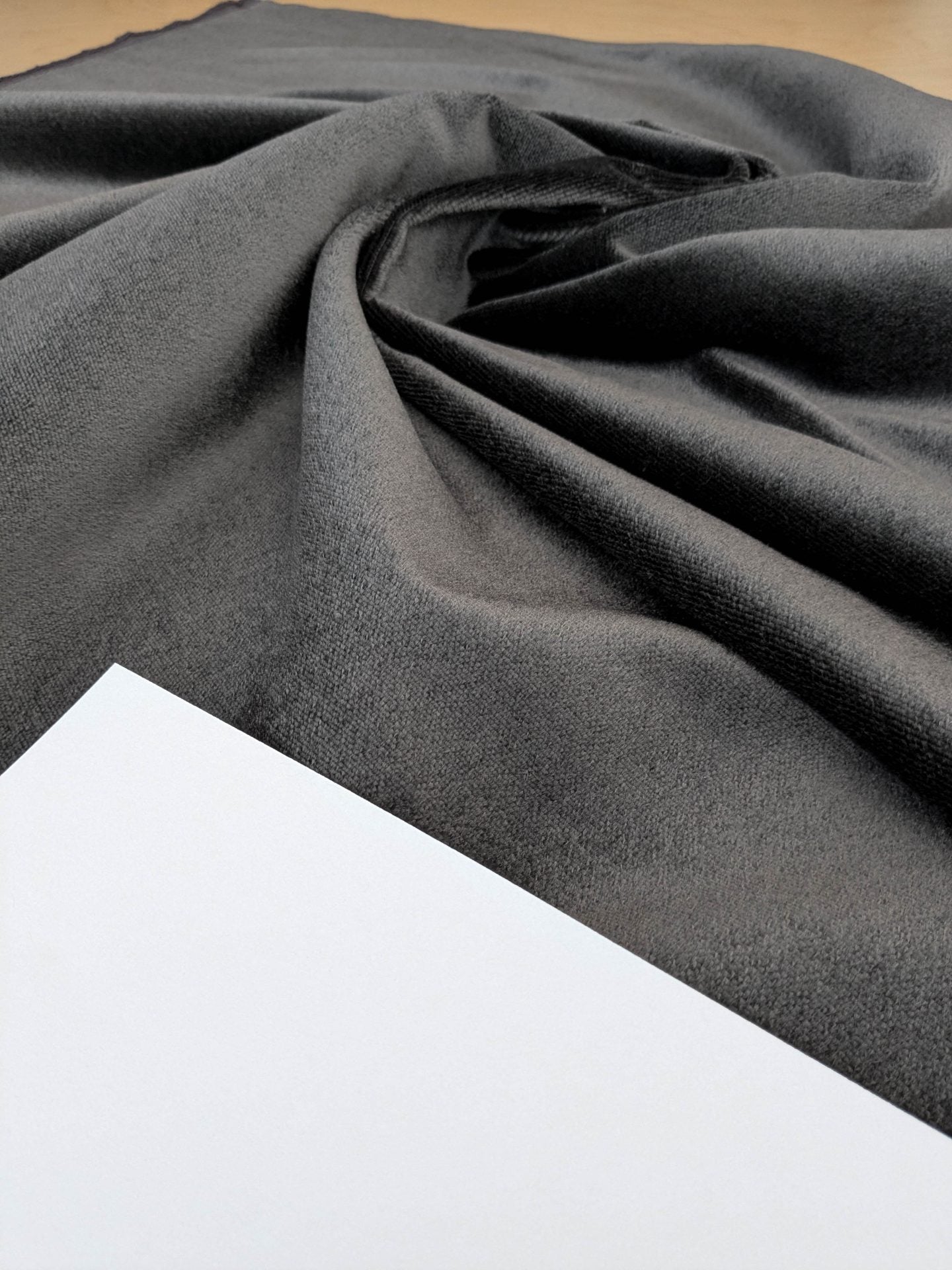 Dreamscope Silk and Mohair Velvet Dark Black MSRP USD835