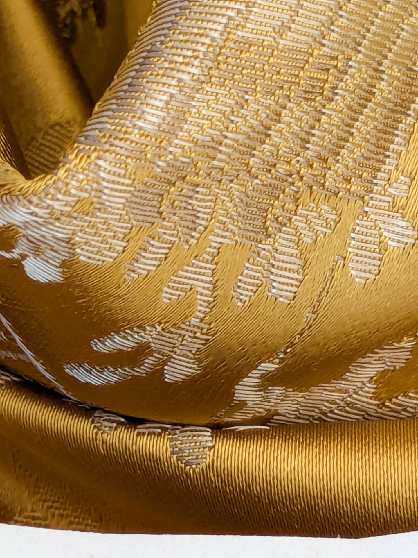 by yard Scalamandre Tassinari &amp; Chatel Pillement Or Gold Yellow Chinoiserie Scenic Figurative MSRP USD 1080/y