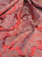 Scalamandre Murat Red Gold Orange Renaissance Old World Weavers Traditional Damask MSRP USD 310/y