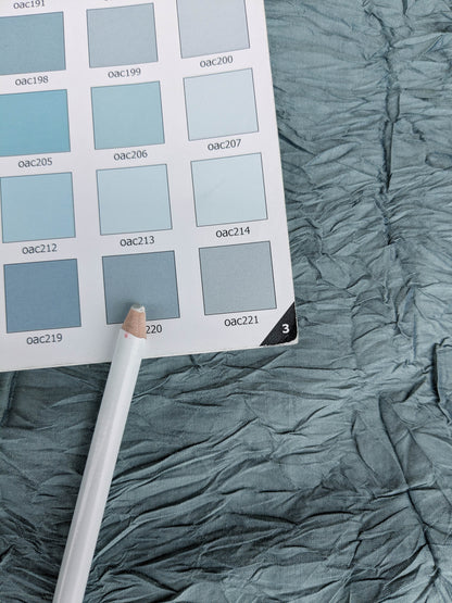 Designer Crinkled Silk Metallic Solid Fabric - Teal Blue - By The Yard