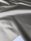 Mirror Lake Smooth Greenish Patina Silk Satin Cotton Fabric - Pale Taupe - By The Yard