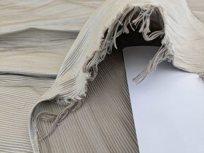 Tapestry Silk Ottoman Wide Ribbed Fabric - Grey - By The Yard