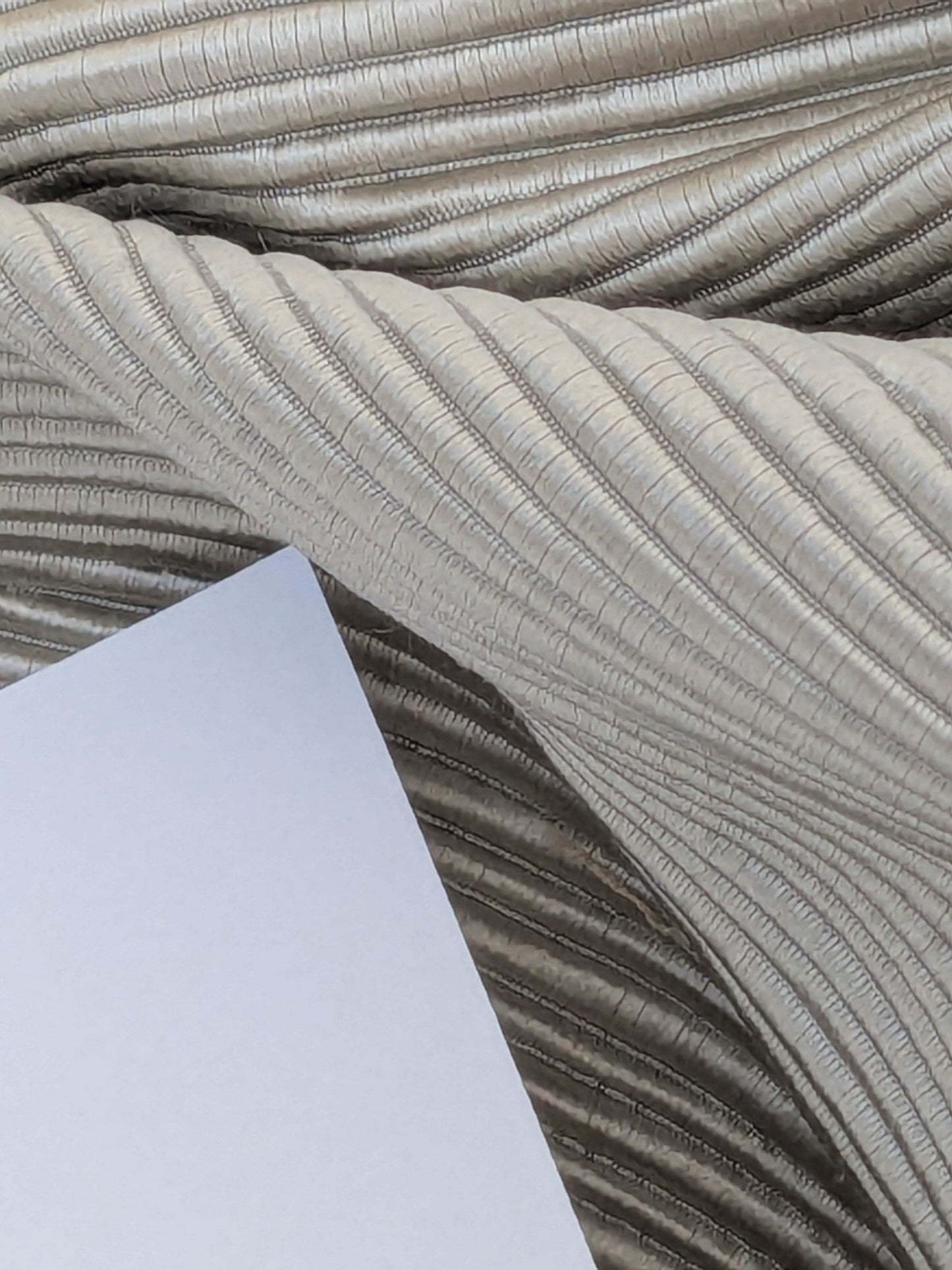 Tapestry Silk Ottoman Wide Ribbed Fabric - Grey - By The Yard