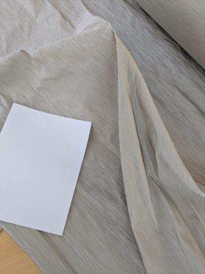 Tapestry Silk Ottoman Wide Ribbed Fabric - Grey - By The Yard