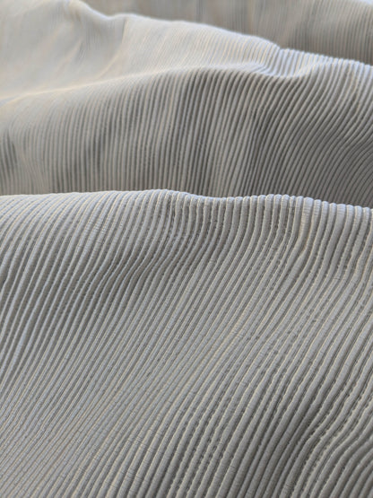 Tapestry Silk Ottoman Wide Ribbed Fabric - Grey - By The Yard