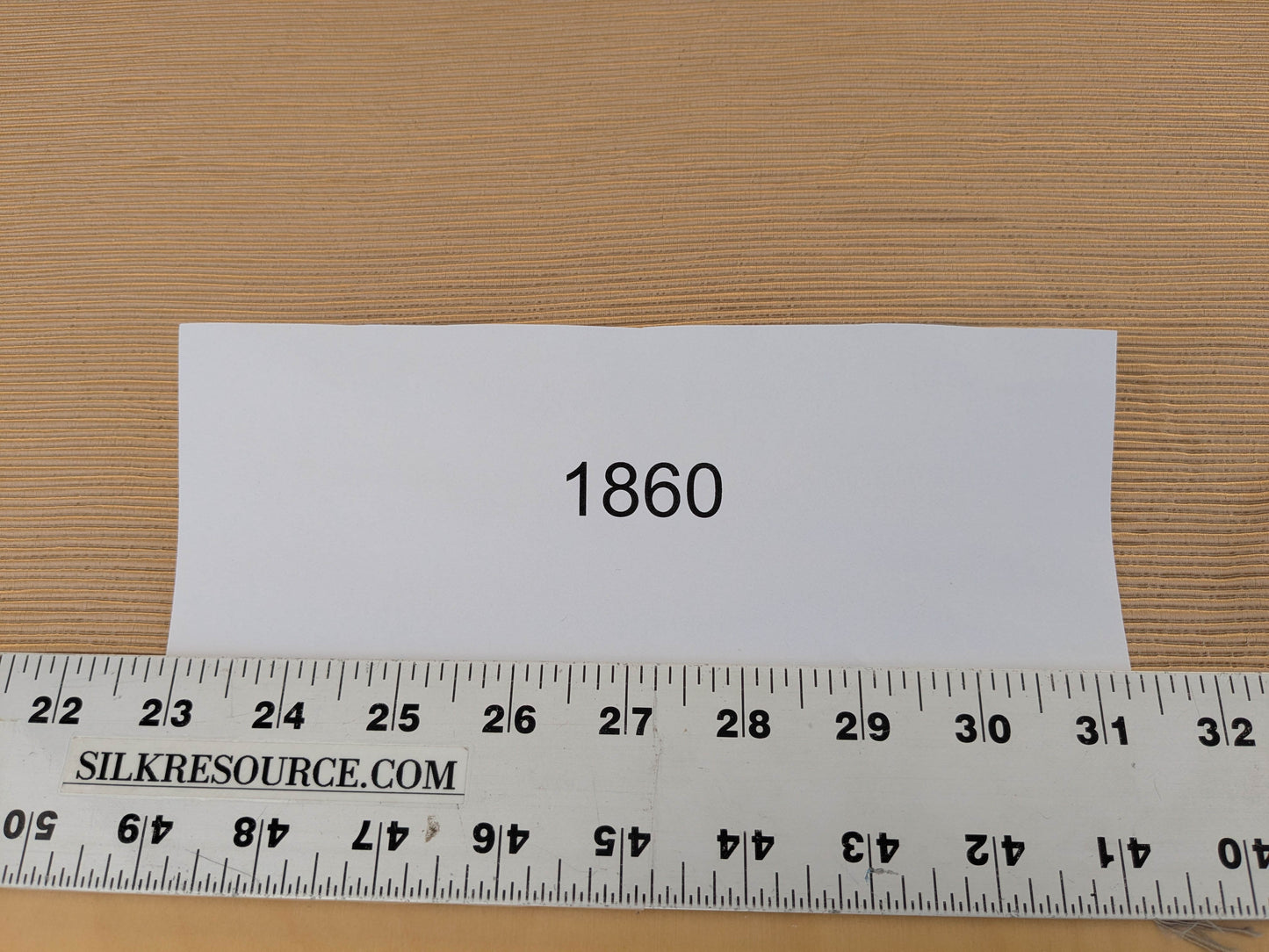 Tapestry Silk Ottoman Almond Wide Ribbed Fabric - Golden -  By The Yard