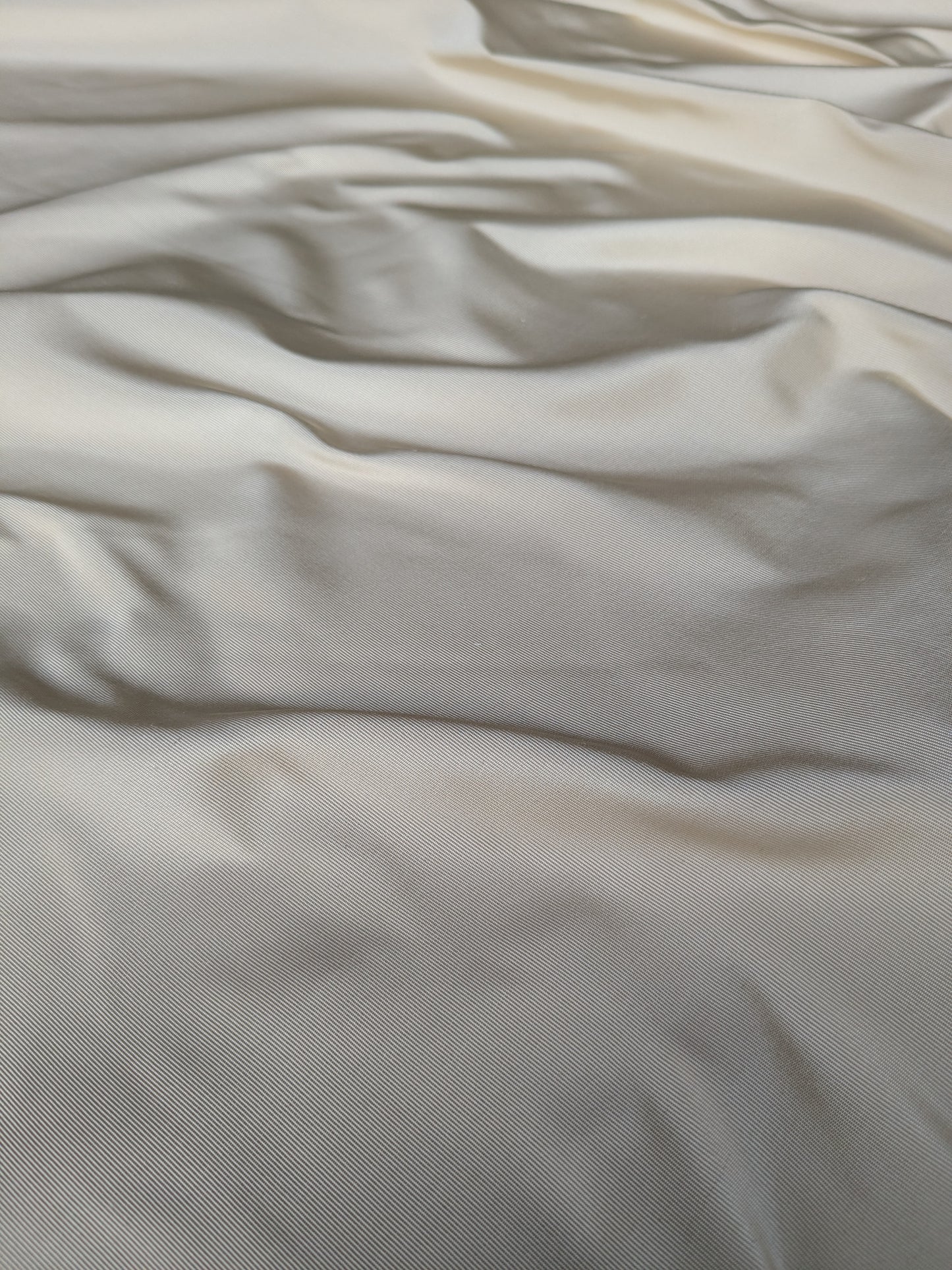 Corringham Beeswax Thick Crisp Silk Faille High End Fabric - Beige - By The Yard