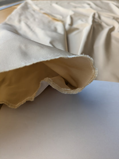 Corringham Beeswax Thick Crisp Silk Faille High End Fabric - Beige - By The Yard