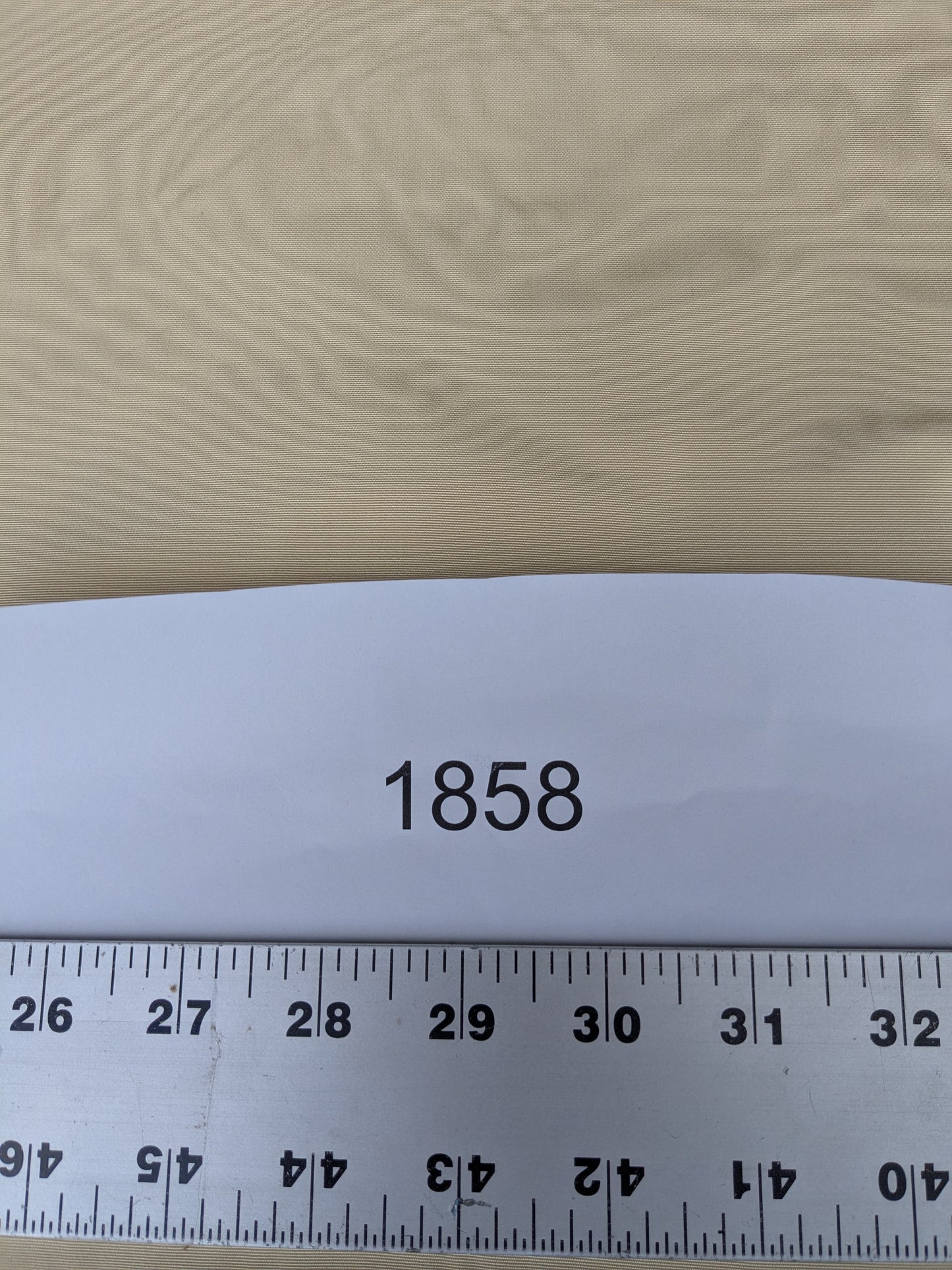 Corringham Soft Primrose Thick Crisp Silk Faille High End Fabric - Ivory - By The Yard