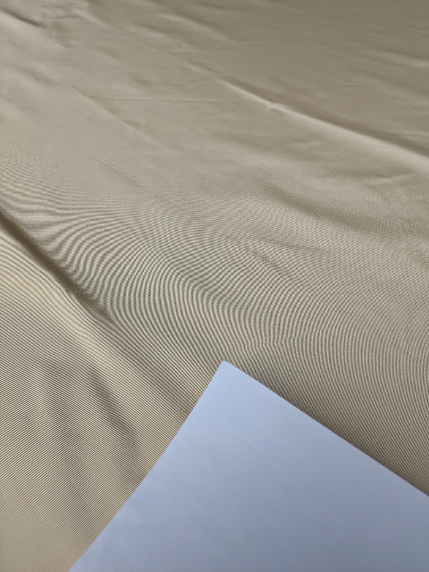 Corringham Soft Primrose Thick Crisp Silk Faille High End Fabric - Ivory - By The Yard