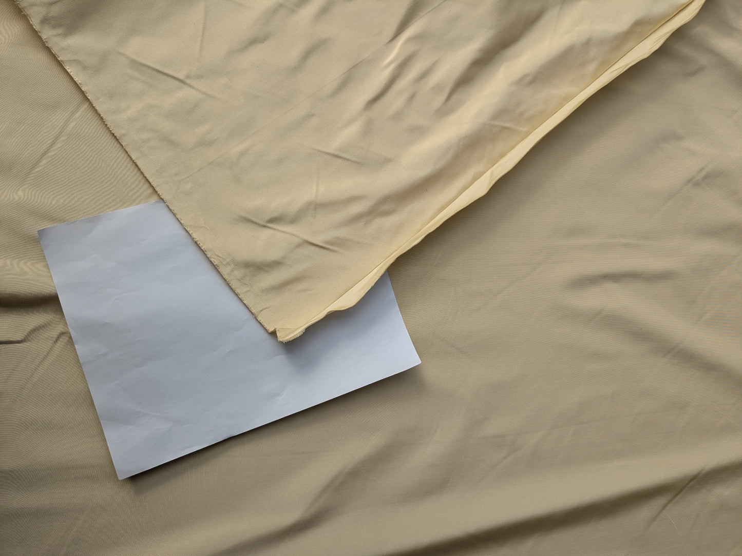 Corringham Soft Primrose Thick Crisp Silk Faille High End Fabric - Ivory - By The Yard