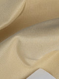 Corringham Soft Primrose Thick Crisp Silk Faille High End Fabric - Ivory - By The Yard