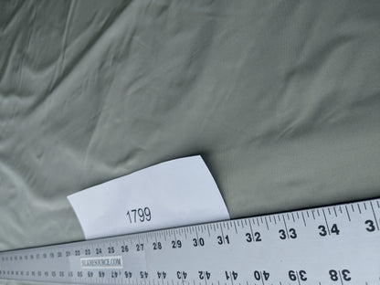 Corringham Foggy Green Thick Crisp Silk Faille High End Fabric - Green - By The Yard