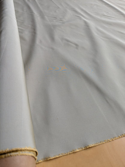 Corringham Foggy Green Thick Crisp Silk Faille High End Fabric - Green - By The Yard