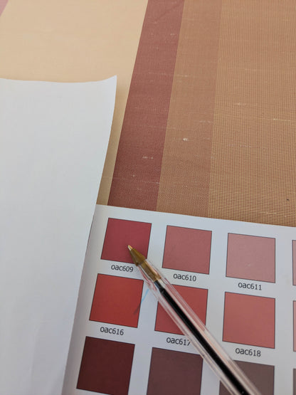 Scalamandre  Mardi Gras Ii Multi Rainbow Stripe Silk Taffeta Pink Green Purple Beige Ombre MSRP USD 180/Y