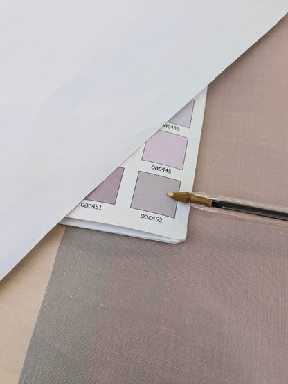 Scalamandre  Mardi Gras Ii Multi Rainbow Stripe Silk Taffeta Pink Green Purple Beige Ombre MSRP USD 180/Y