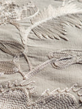 Dauphine Hand Embroidery Linen Cotton Crewel Oatmeal - Natural White - By The Yard