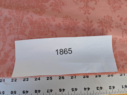 Windsor Castle Renaissance Resist Print Silk Damask - Rose Pink - By The Yard