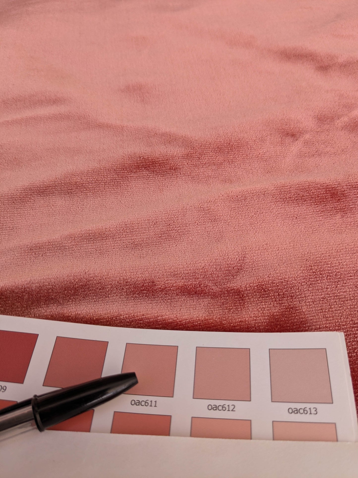 Mohair & Silk Velvet Seaweed Rose - Pink Red Lush - By The Yard