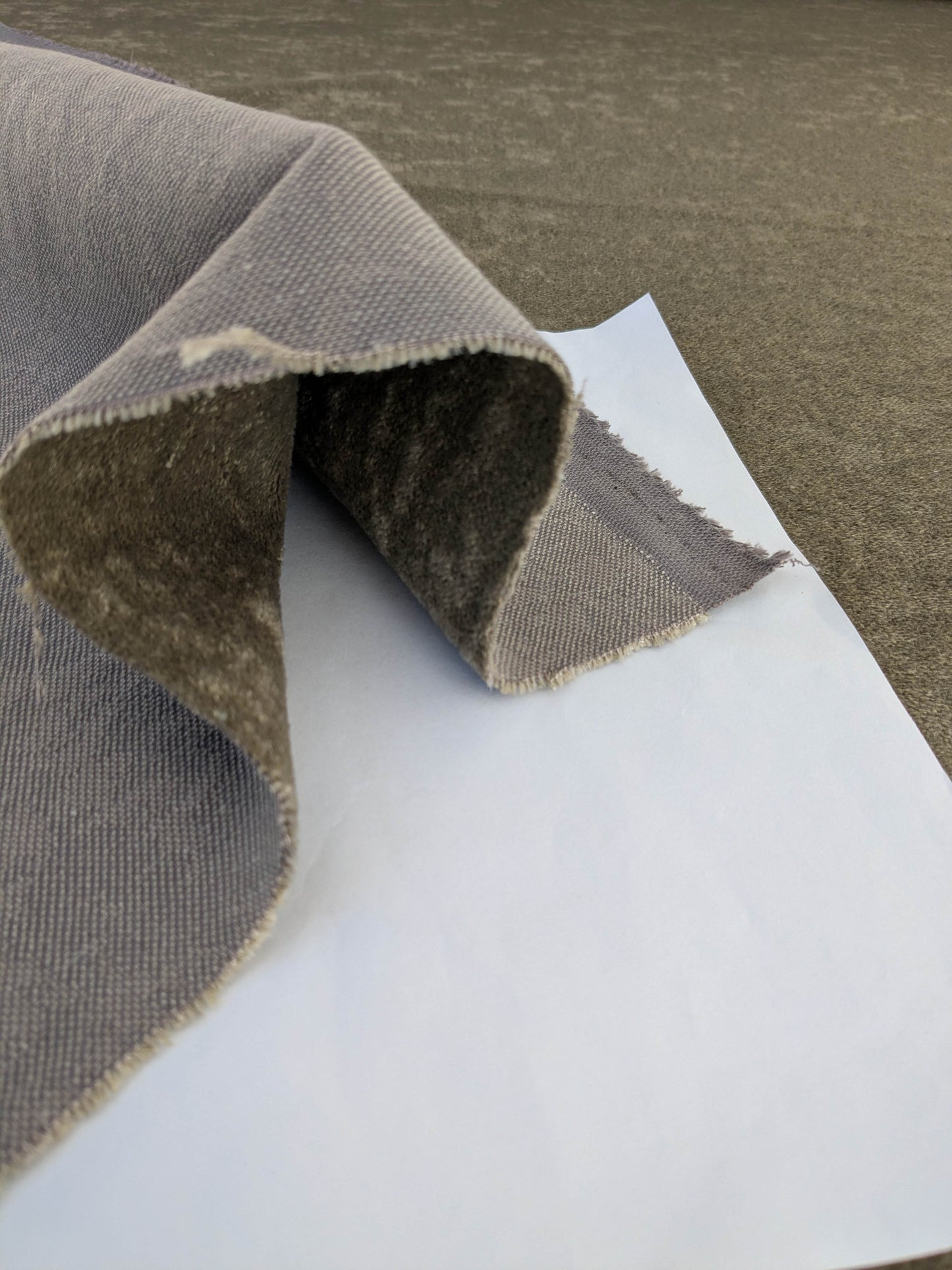 Mohair & Silk Velvet Seaweed Sage - Green - By The Yard