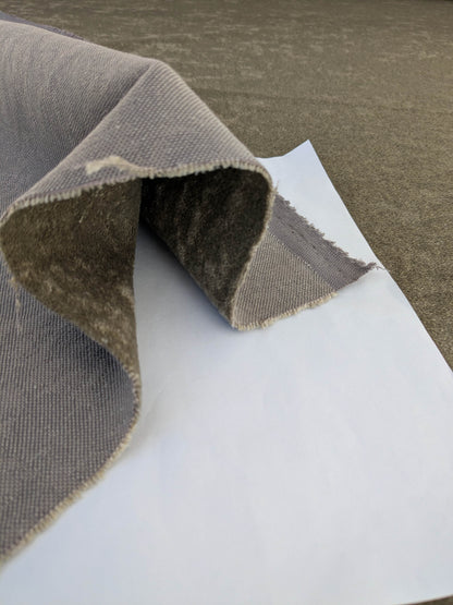 Mohair & Silk Velvet Seaweed Sage - Green - By The Yard