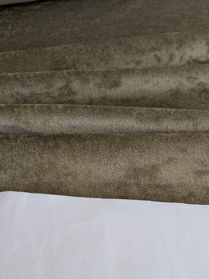 Mohair & Silk Velvet Seaweed Sage - Green - By The Yard
