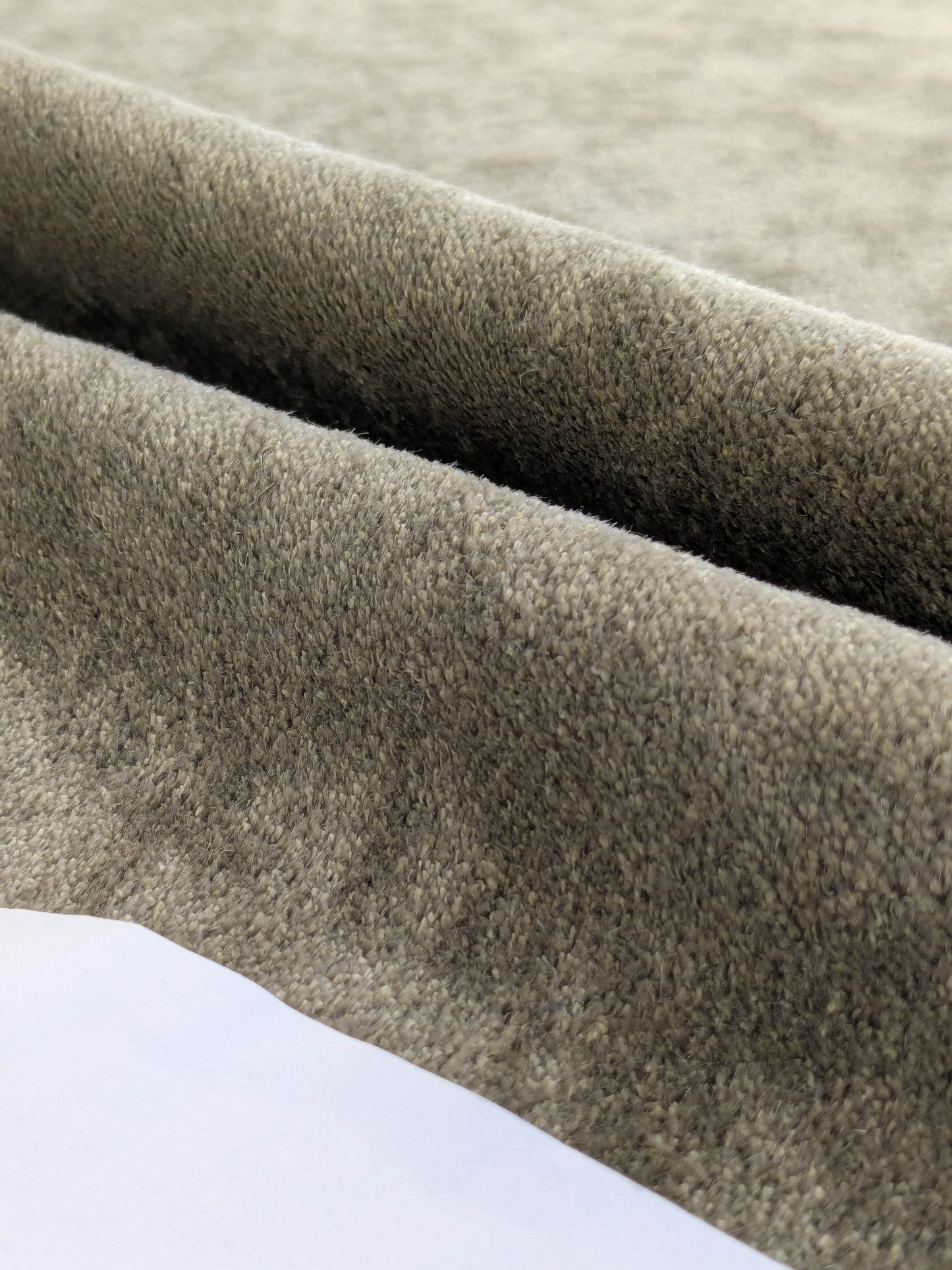 Mohair & Silk Velvet Seaweed Sage - Green - By The Yard