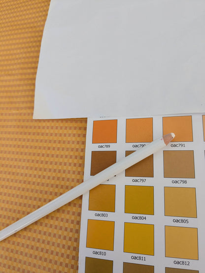 Sparkle Silk Mini Plaid Iridescent Jacquard Silk Fabric - Yellow - By The Yard