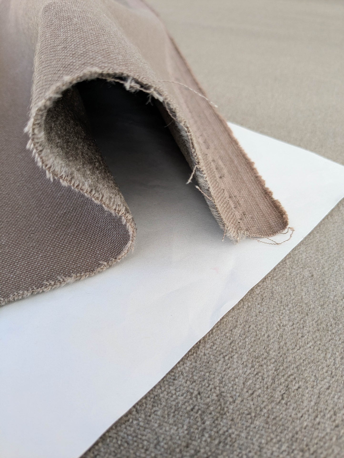 Dreamscope Silk and Mohair Velvet Linen - Brown - By The Yard