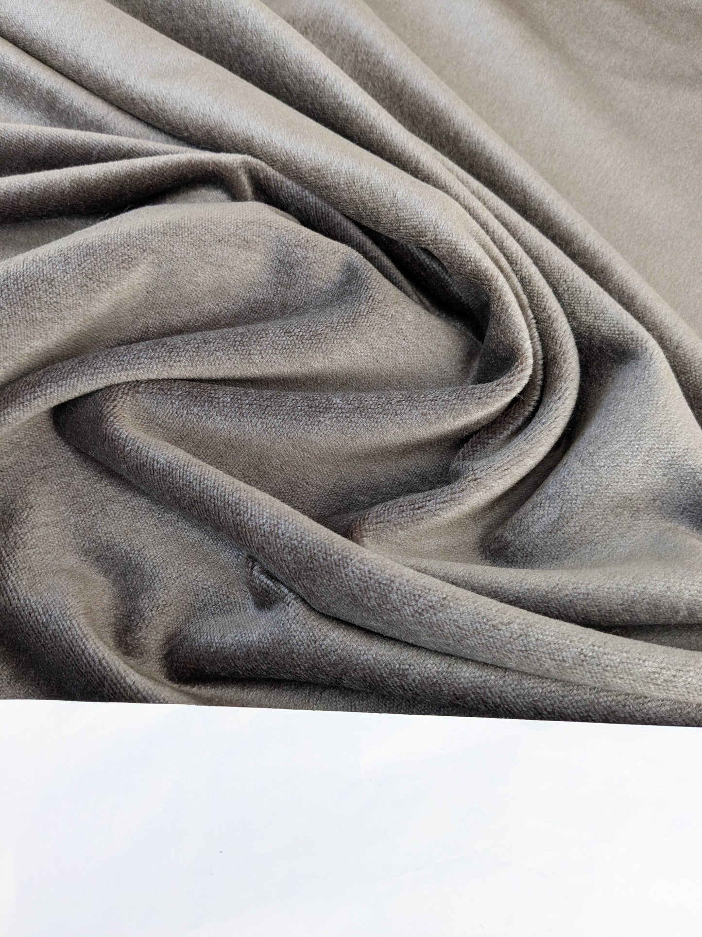 Dreamscope Silk and Mohair Velvet Linen - Brown - By The Yard
