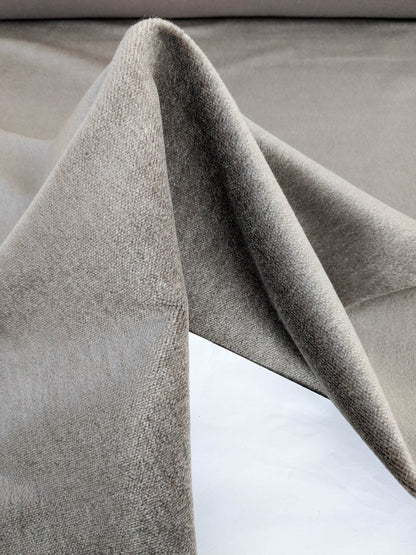 Dreamscope Silk and Mohair Velvet Linen - Brown - By The Yard