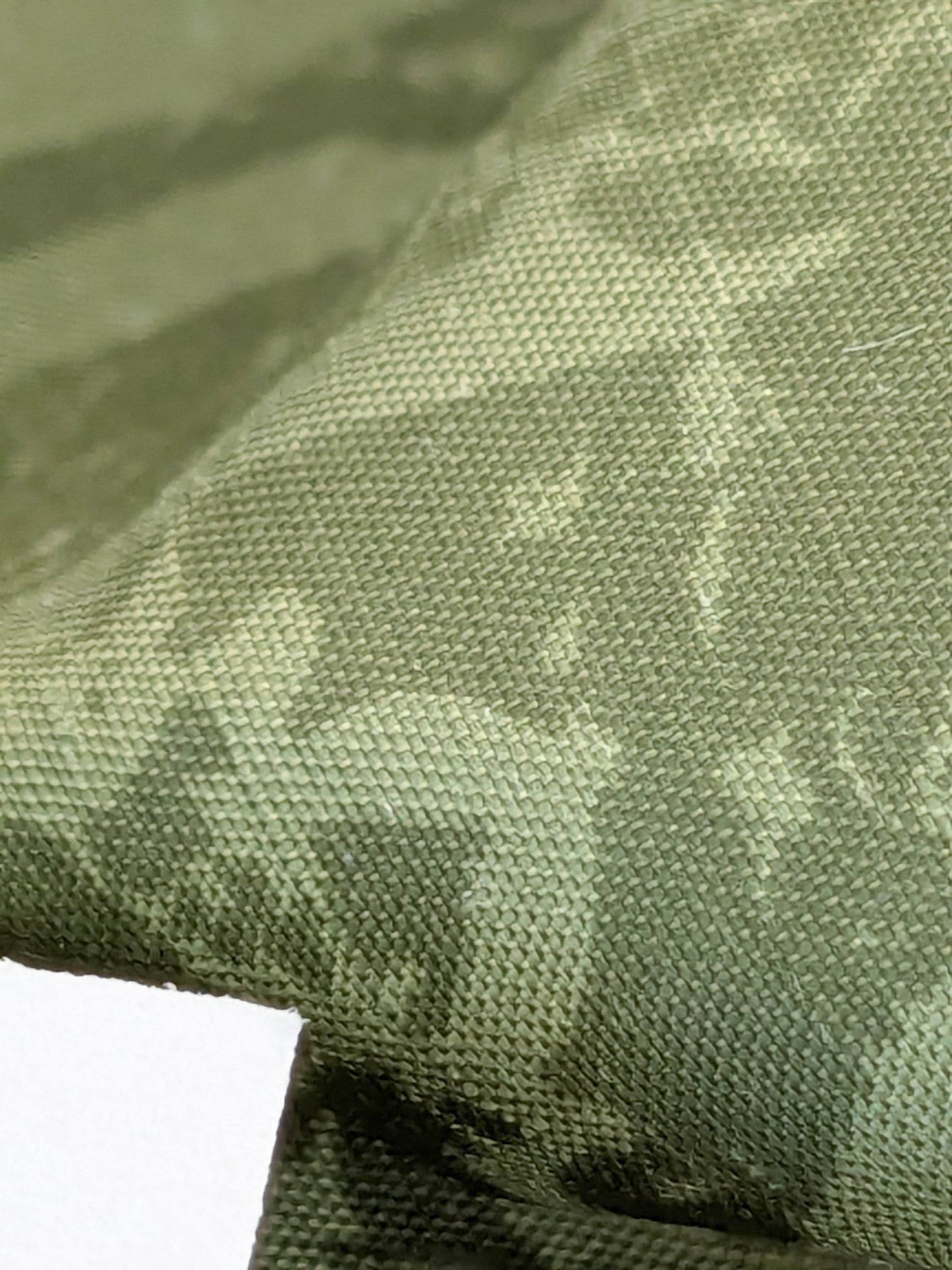 Windsor Castle Renaissance Resist Print Silk Fabric -  Forest Green - By The Yard