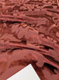 Designer Vienna Evening Red Viscose Cut Velvet