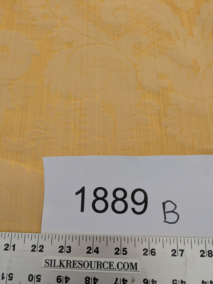 Bach Piano Salon Damask Renaissance Cotton Fabric - Gold - By The Yard