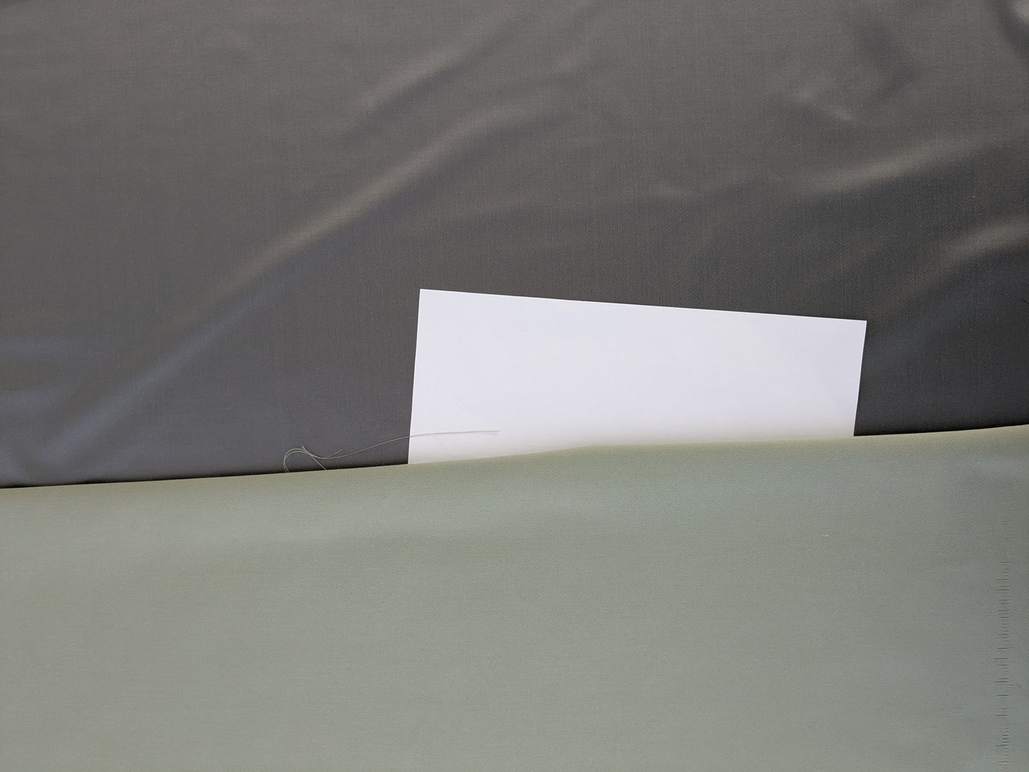 Mirror Lake Silk Satin with Cotton Smooth - Midnight Black - By The Yard
