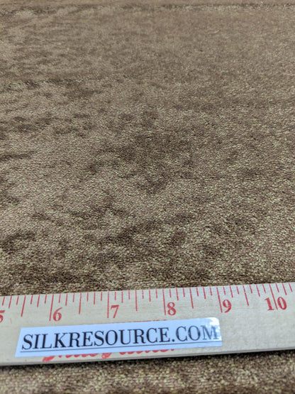 Mohair & Silk Velvet Seaweed Texture In Baked by Sun Tan Heavy Duty