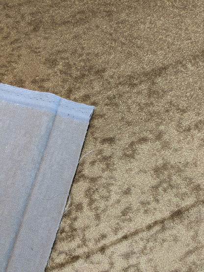 Mohair & Silk Velvet Seaweed Texture In Baked by Sun Tan Heavy Duty