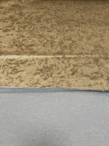 Mohair & Silk Velvet Seaweed Texture In Baked by Sun Tan Heavy Duty