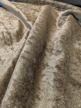 Mohair & Silk Velvet Seaweed Texture In Baked by Sun Tan Brown Heavy Duty