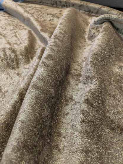 Seaweed Texture Mohair & Silk Velvet - Baked By Sun Tan