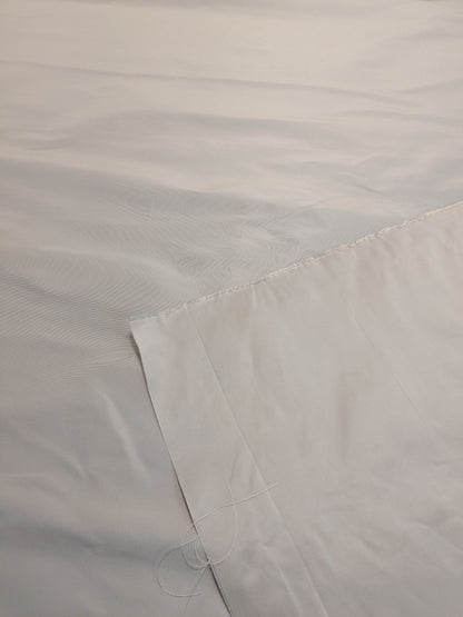 Corringham High End 100% Silk Faille White Ivory Thick Crisp MSRP USD 400+/yard