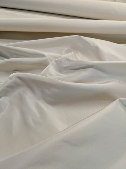 Corringham High End 100% Silk Faille White Ivory Thick Crisp MSRP USD 400+/yard