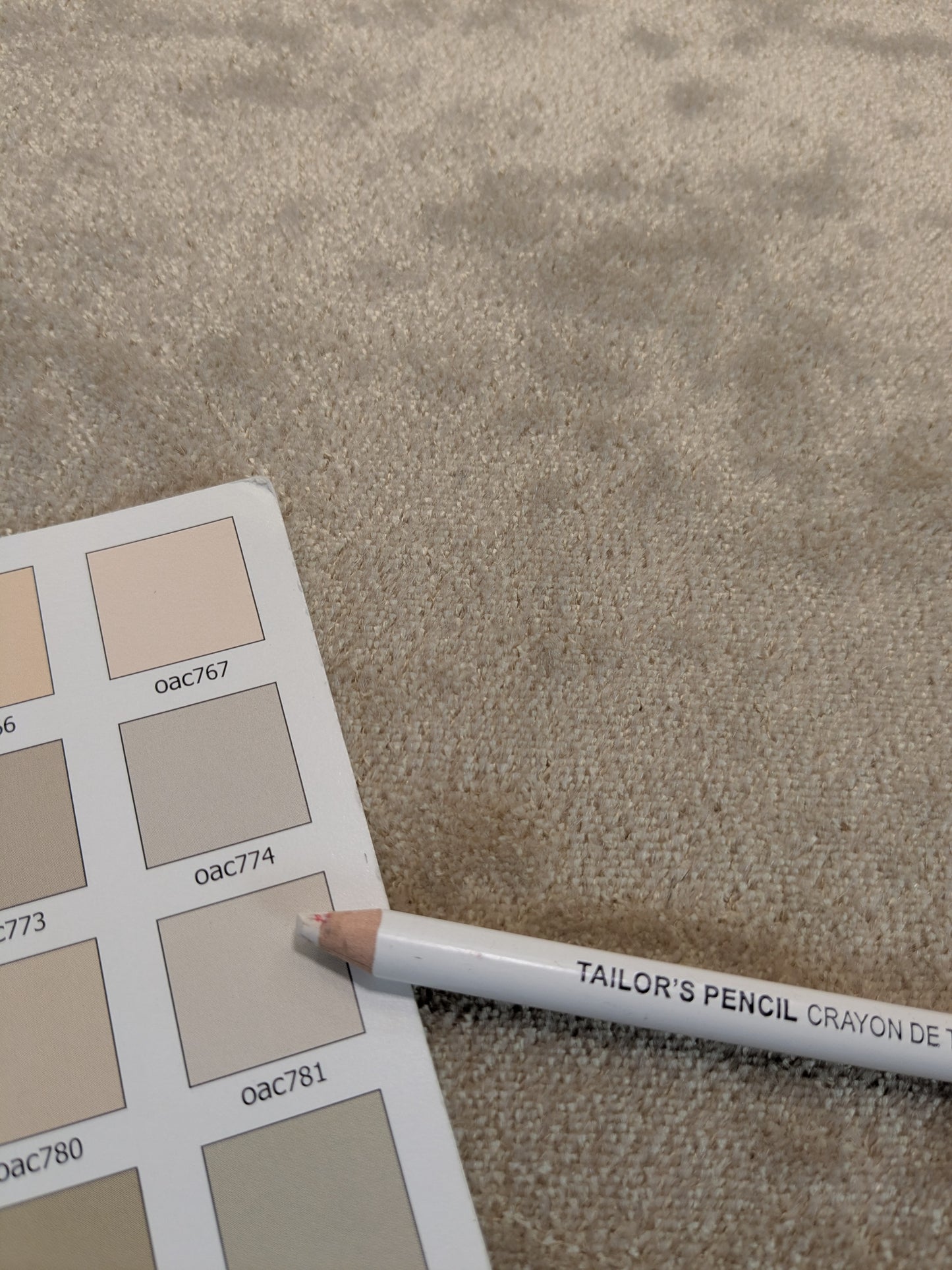 Mohair & Silk Velvet Seaweed Texture In Sandstone Heavy Duty